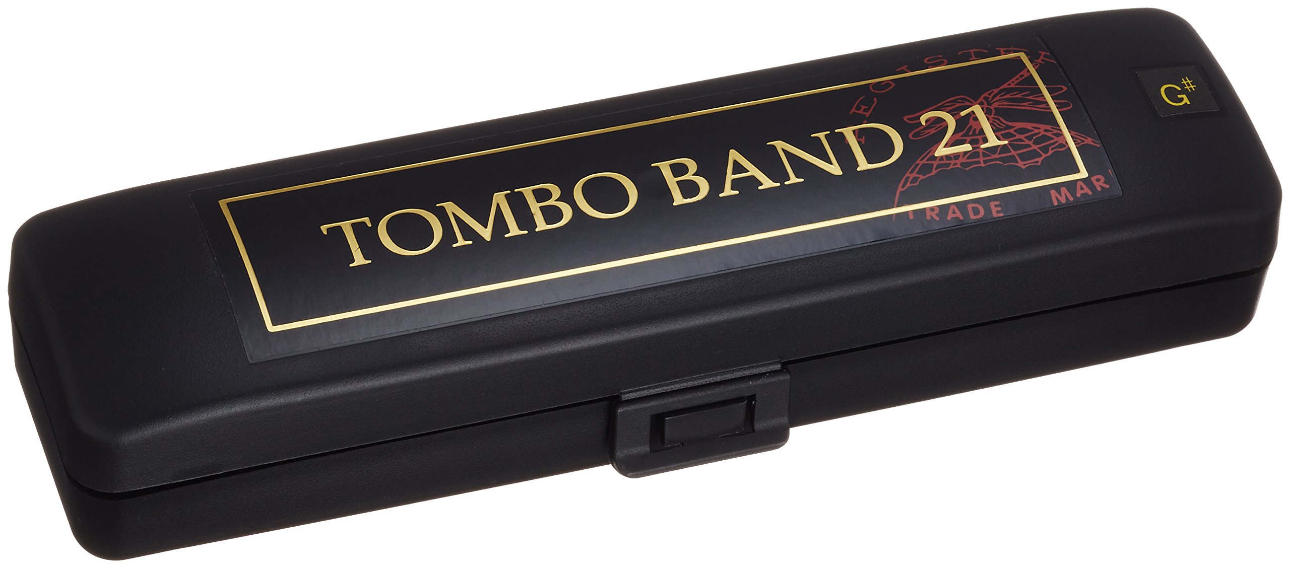 Amazon.co.jp: TOMBO(トンボ) 複音ハーモニカ G#調 バンド 21穴 3121