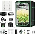 VIVOSUN 304113 44Tentkit 2 UK 44 Grow Tent Kit Complete System WiFi Controlled Grow Lights