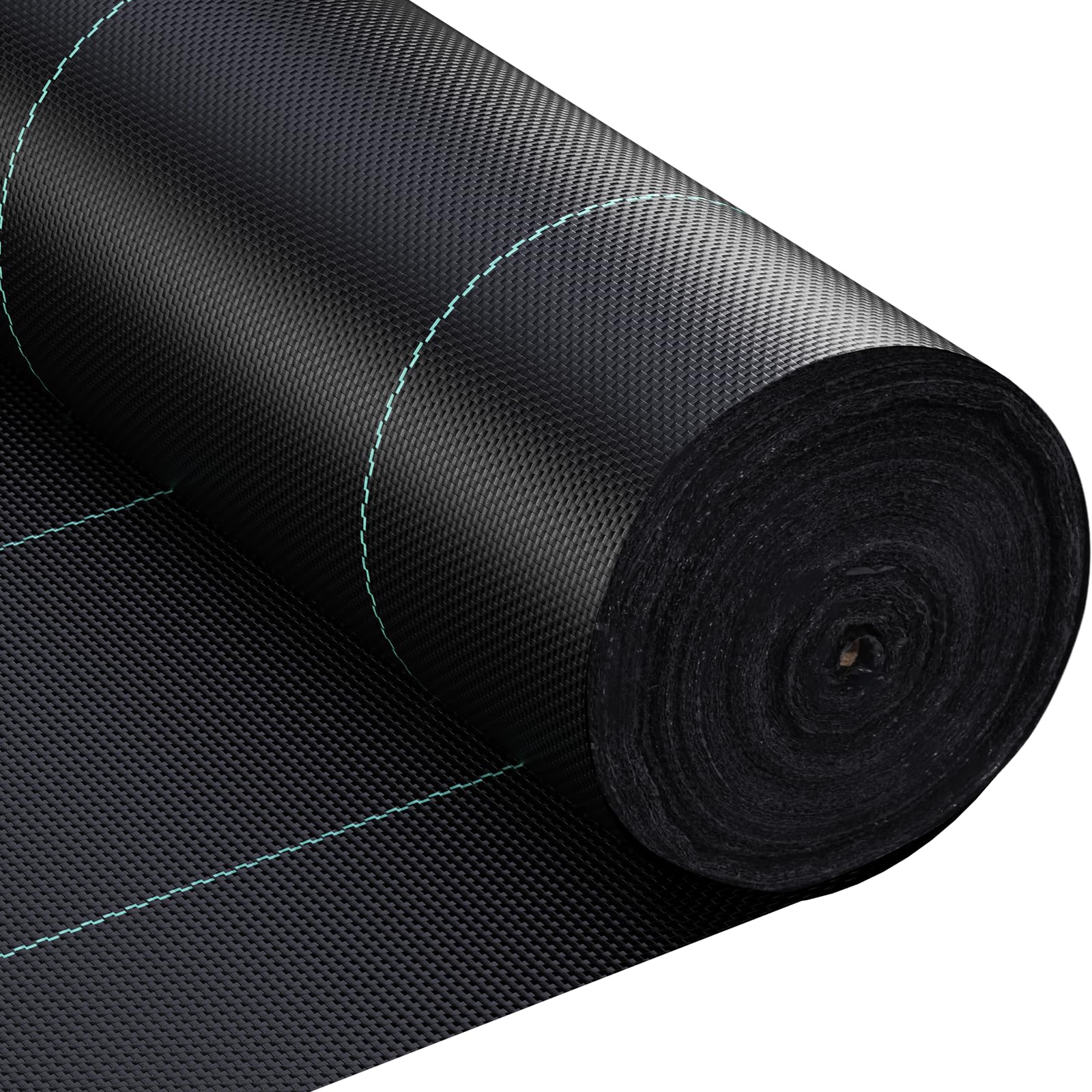 VELPAX 2m x 30m Heavy Duty Weed Control Membrane Garden Weed Barrier Fabric, Ground cover Membrane, UV stabilised Weed Barrier Fabric for Landscaping Driveway Gravel Artificial Grass Lawn