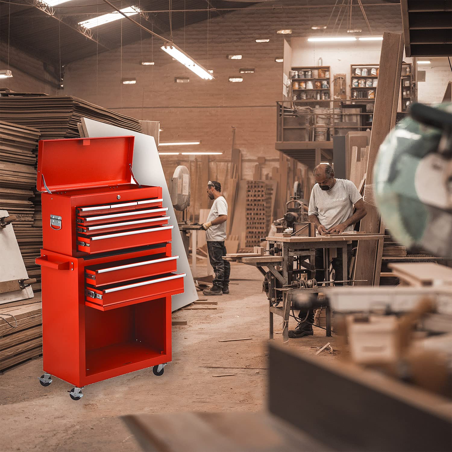 Buy Big Rolling Tool Chest 8 Drawer Rolling Tool Chest Portable Tool