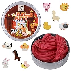 INNER-ACTIVE Play Putty Therapy Putty for Kids with Charms in The Barn Theraputty Soft Resistance, Increase fine Motor Skills and Finger Strength, Occupational and Physical Therapist Recommended