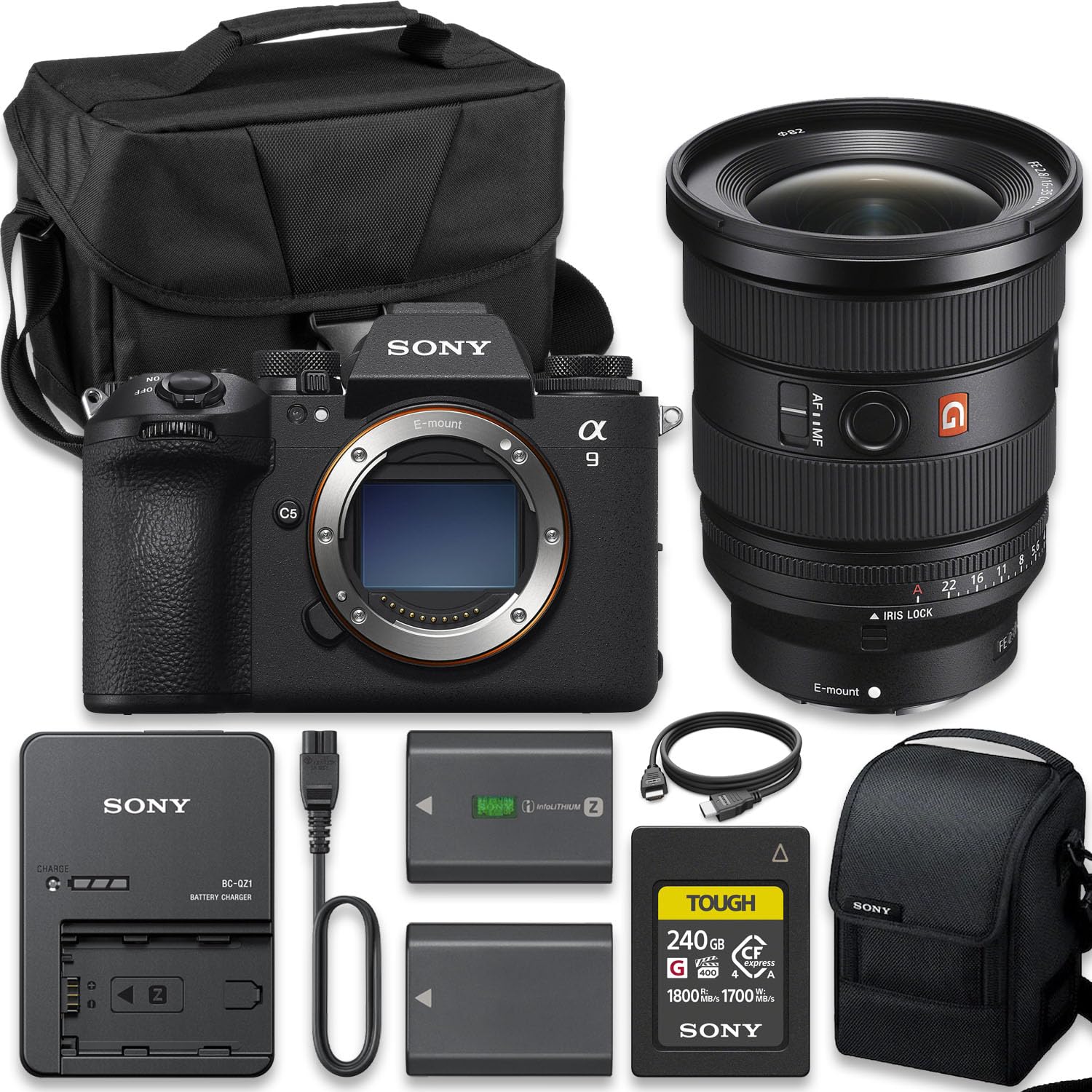 Sony Alpha 9 III Mirrorless Camera with Sony FE 16-35mm f/2.8 GM II Lens