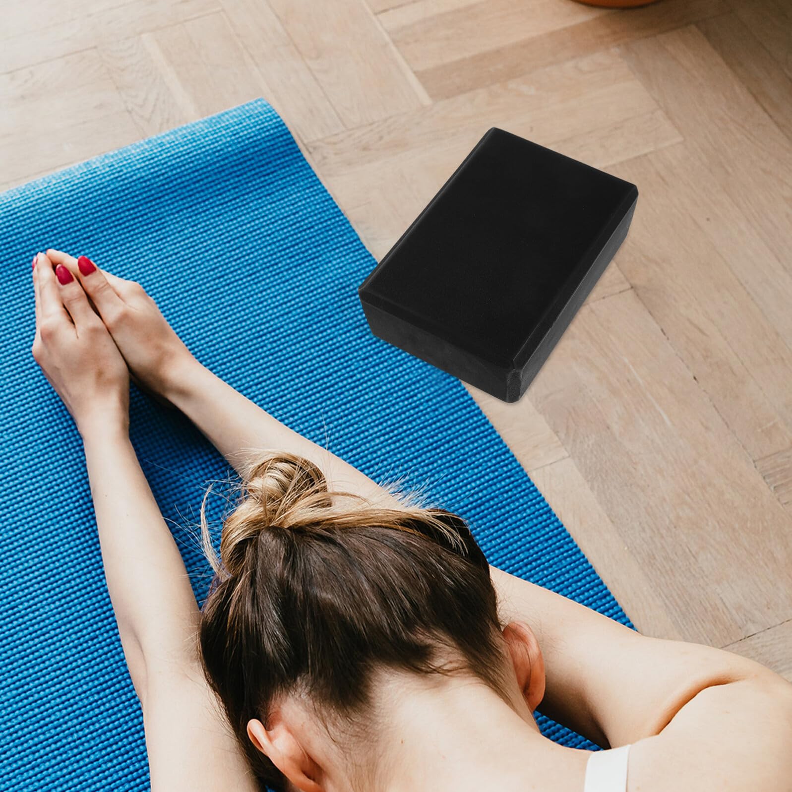 6 Pezzi Mattoncini Yoga in EVA ad Alta Densità Strumenti Ausiliari per Pratica Yoga Donna Materiale Resistente e Facile da Pulire Colori Casuali Colore Casuale