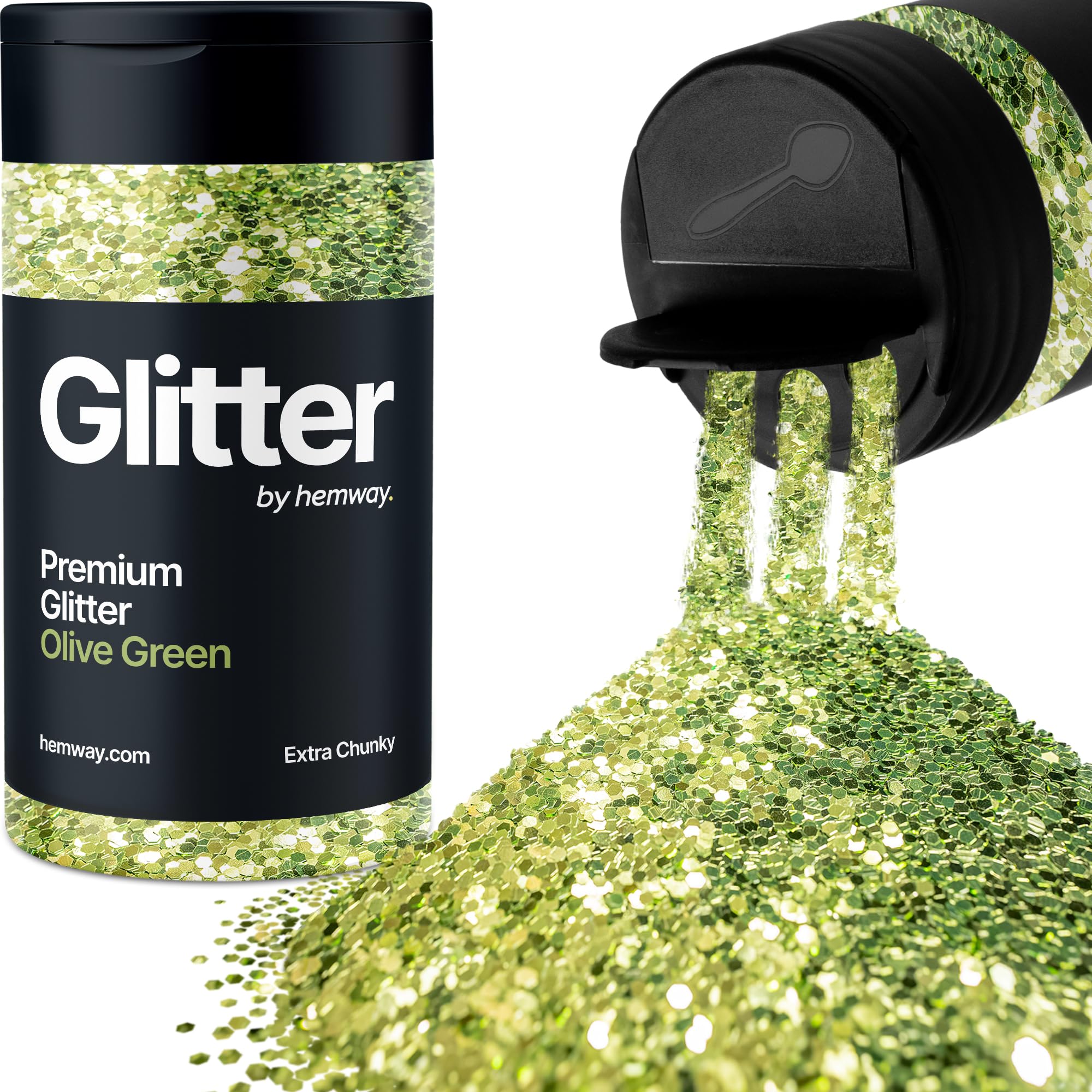 Champagne Gold Glitter Shaker, 130g Ultrafine Glitter, Crafts 1/128" Metallic Flake Champagne Gold Sequins, Resin & Epoxy Crafts, Decorating, Halloween, Christmas Nail, Face, Hemway — view 143