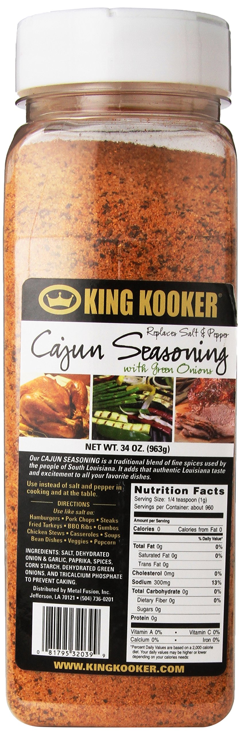 King Kooker 34 oz Cajun Seasoning