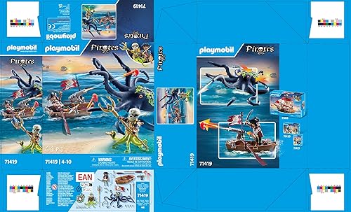 Miniatura 8 de Playmobil Piratas Batalla con el pulpo gigante