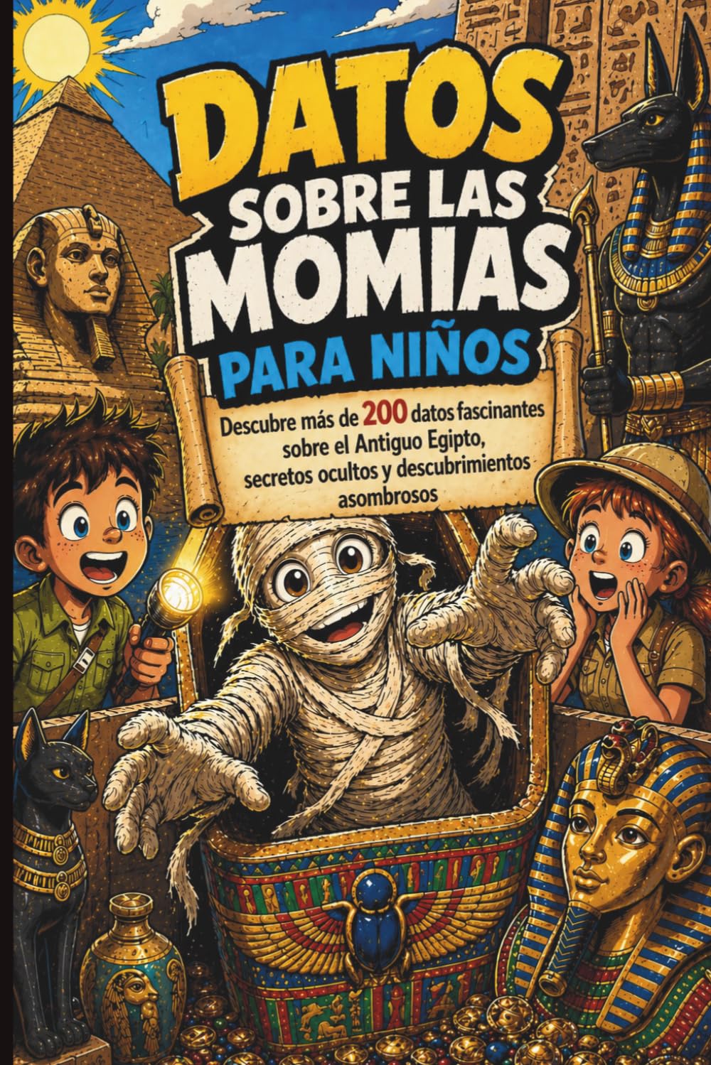 Datos sobre las momias para niños: Descubre más de 200 datos fascinantes sobre el Antiguo Egipto, secretos ocultos y descubrimientos asombrosos