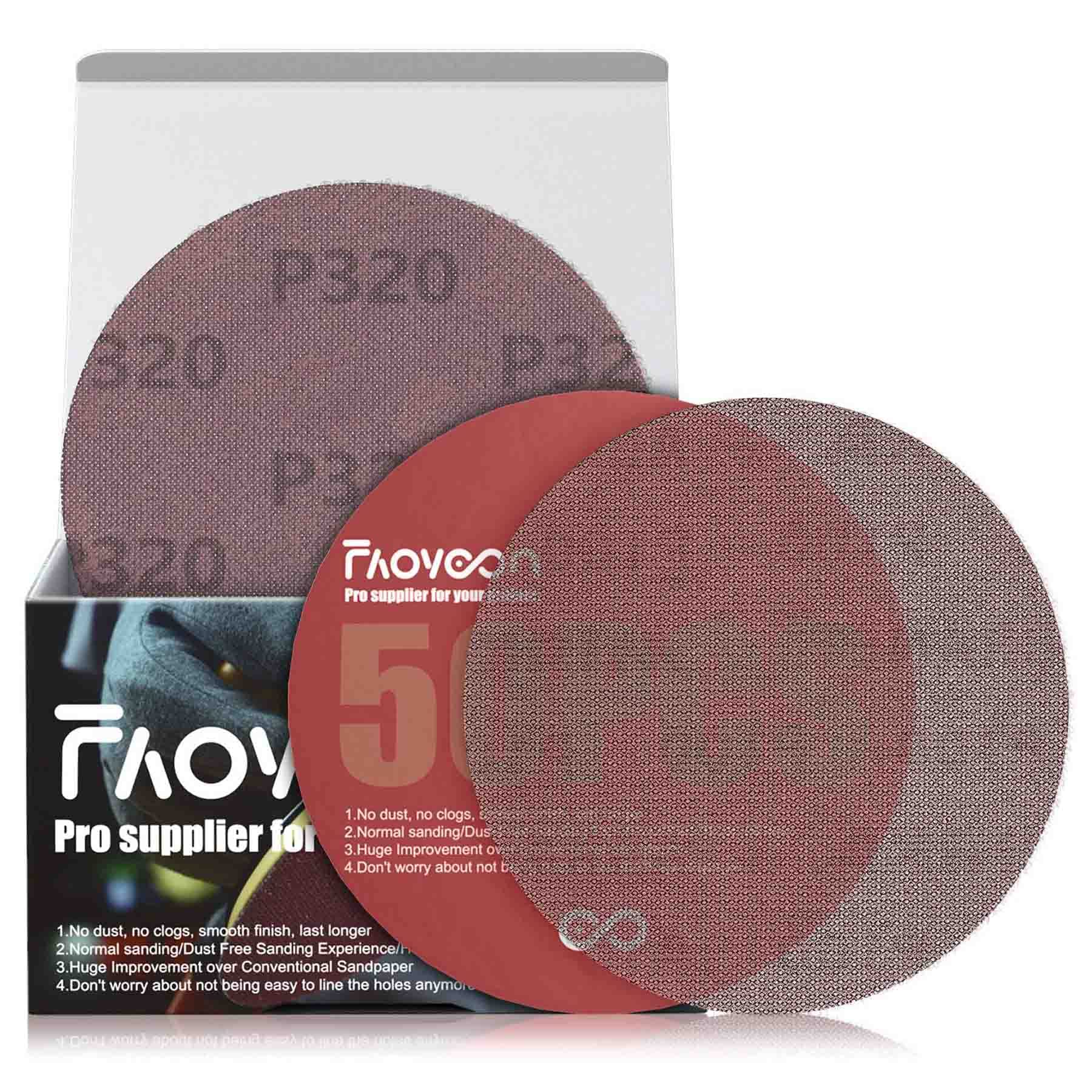 5" Sanding Mesh Discs - Dust Free & Long Lasting -11
