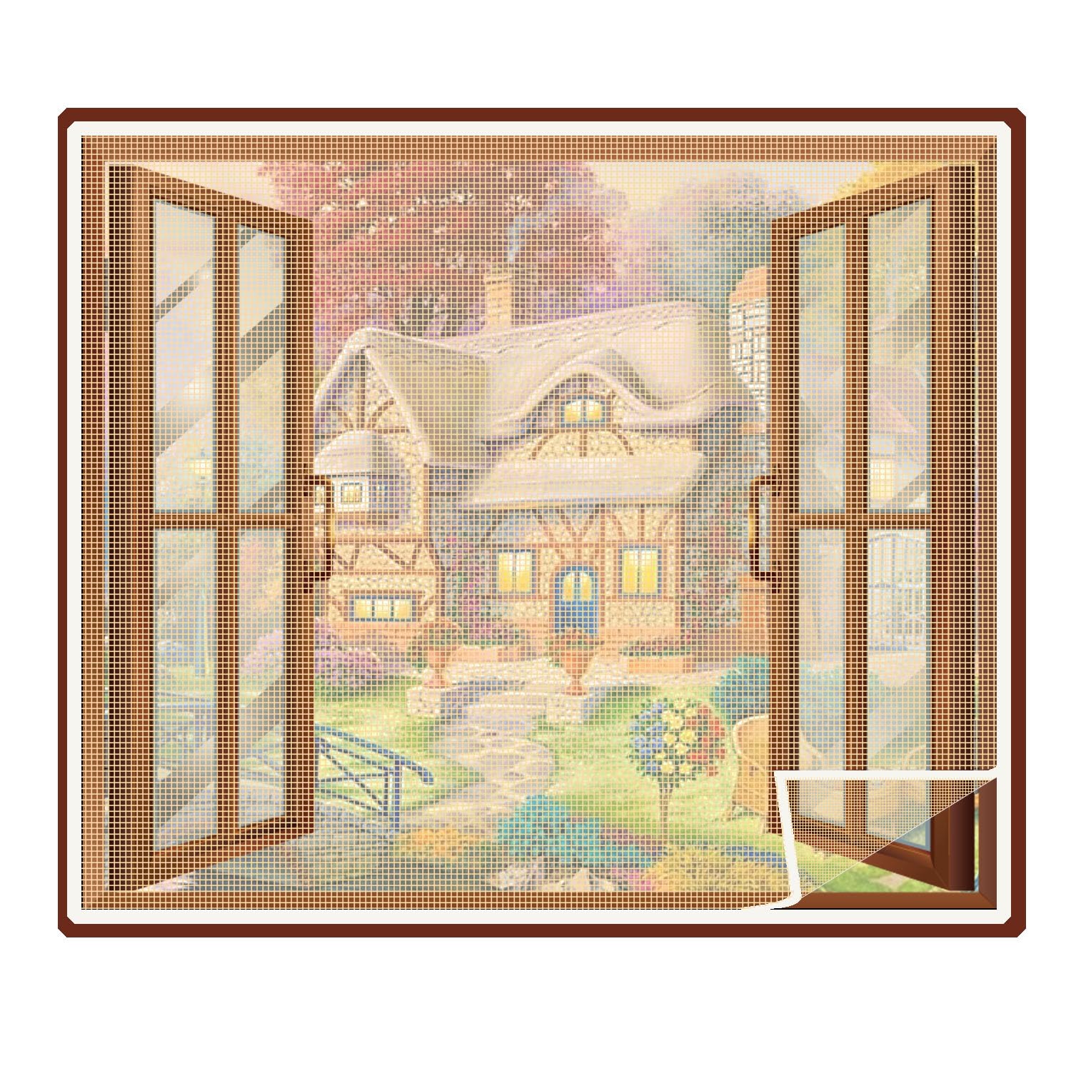 WNE Jaliwale Fiberglass Mesh & Polyester Pre-Stitched Window Mosquito Net Color-Ivory (Size:170x180cms/ 66.92x70.86Inches/ 5.57x5.90ft) Insect Net for Windows with Self Adhesive Hook Tape (B0CRYBQGWL) Amazon Price History, Amazon Price Tracker