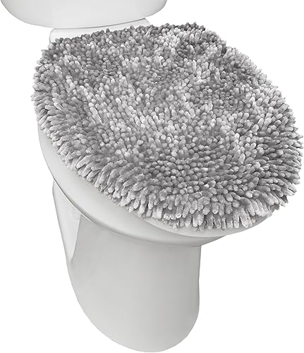 Miniatura 10 de SoHome Spa Step - Funda de felpilla de lujo, lavable a máquina, ultra suave, estándar para tapa de inodoro, 18.5 x 19.6 pulgadas, color marrón