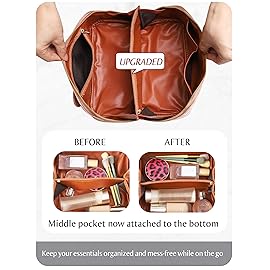 ALEXTINA Travel Makeup Bag, Vegan Leather Large Capacity Cosmetic Bags for Women,Waterproof Portable Pouch Open Flat Toiletry Bag Makeup Bag Organizer with Fixed Divider, Pink