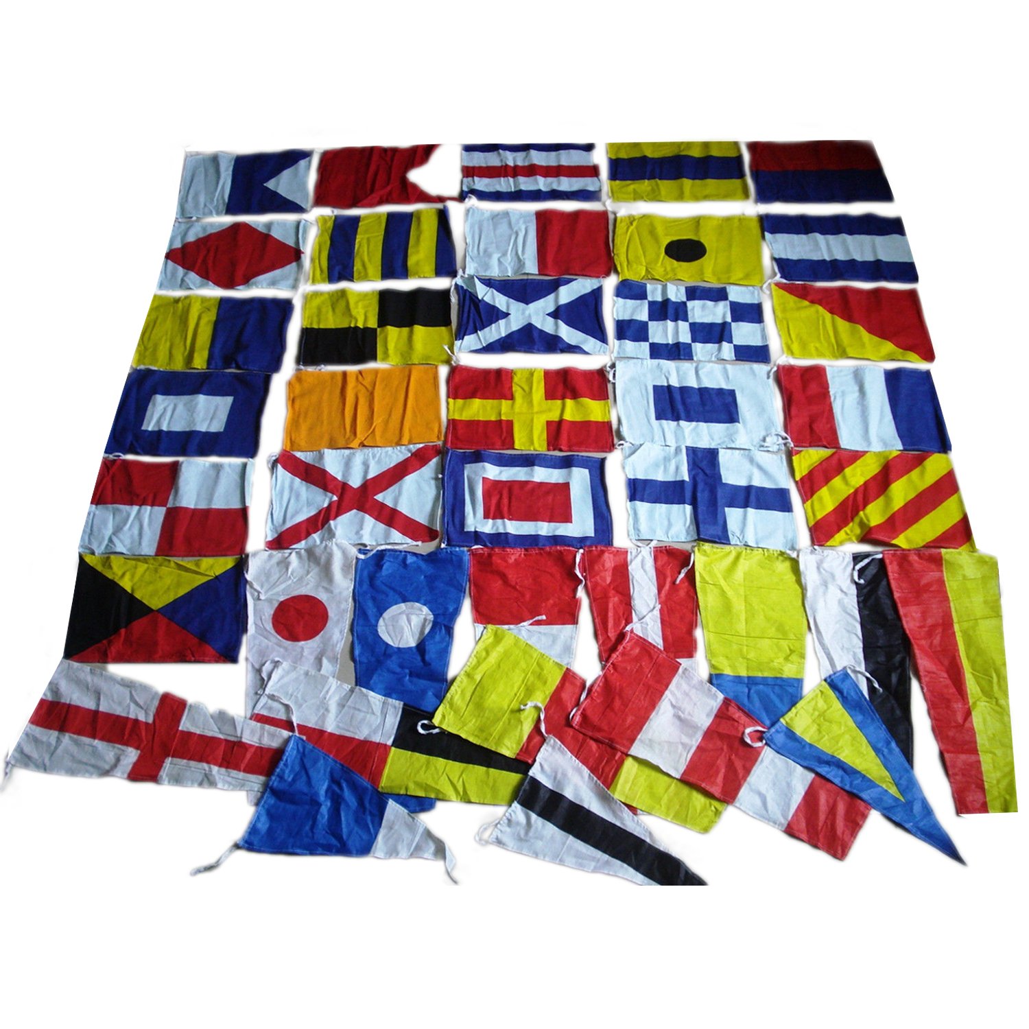 Brass Blessing International Code Flags/FLAG - Set of Total 40 flag - - 100% COTTON - Nautical Maritime (5043)