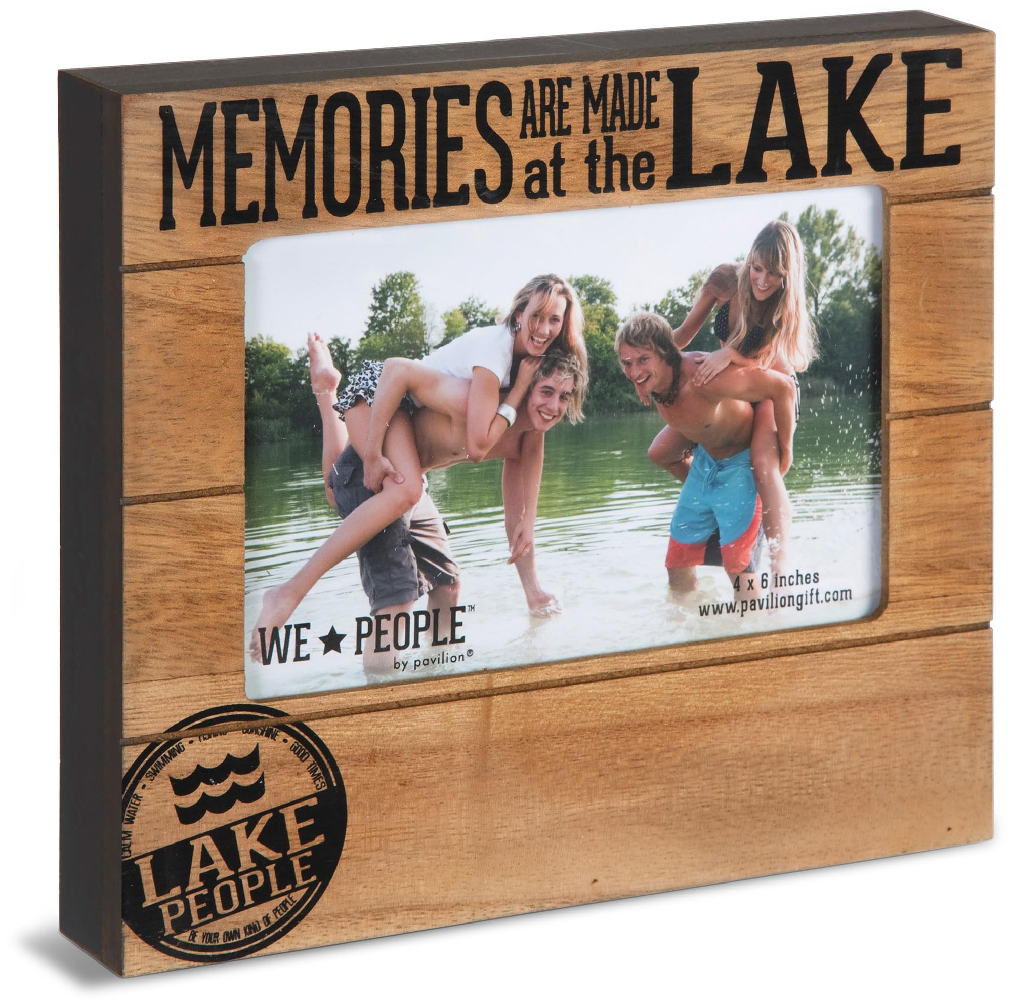 Pavilion Gift Company 67065 Memories Are Made am See Bilderrahmen, 7–1/2 x 6–3/10,2 cm