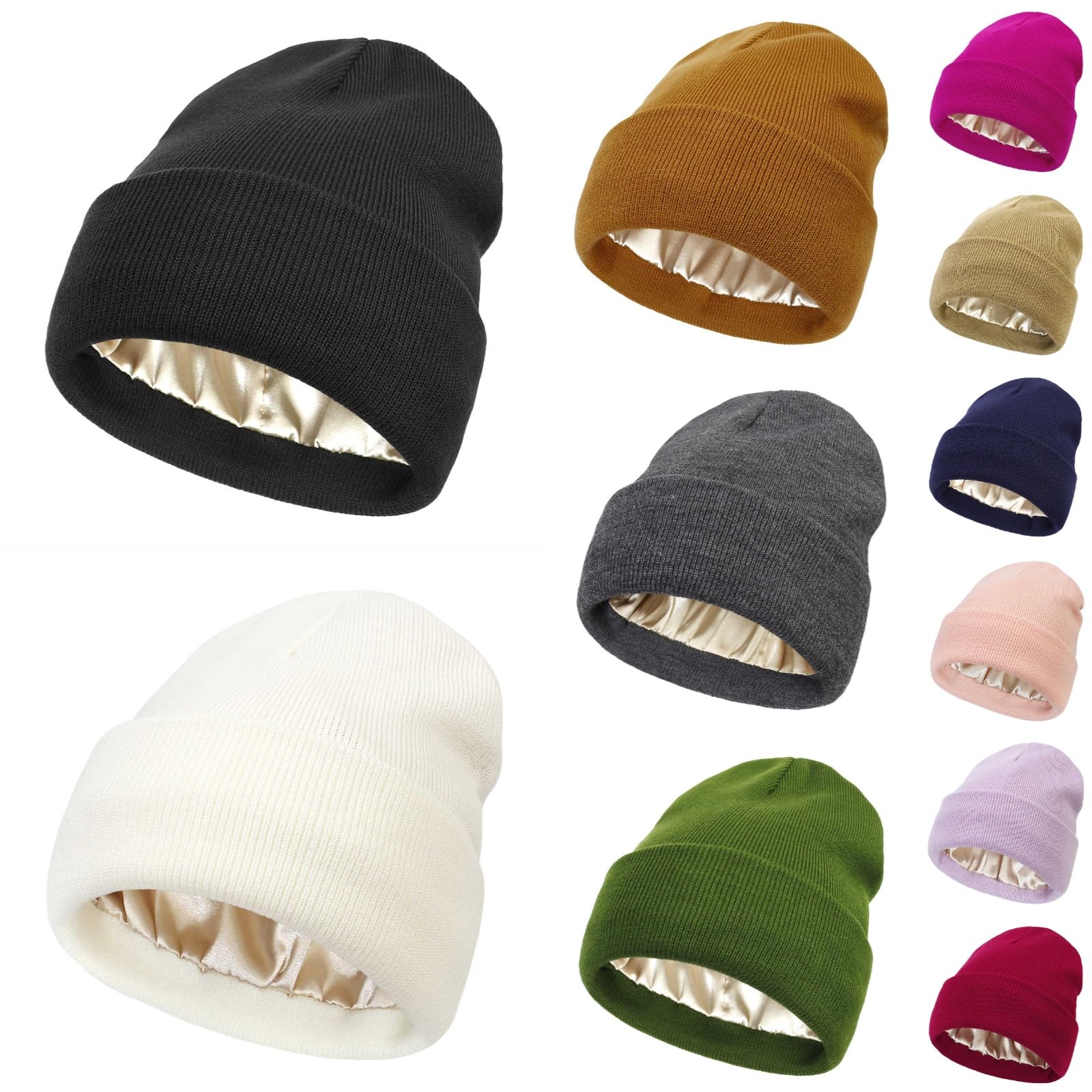 Wintermütze Mit Satin-Futter - Super Weich & Warm Für Damen & Herren