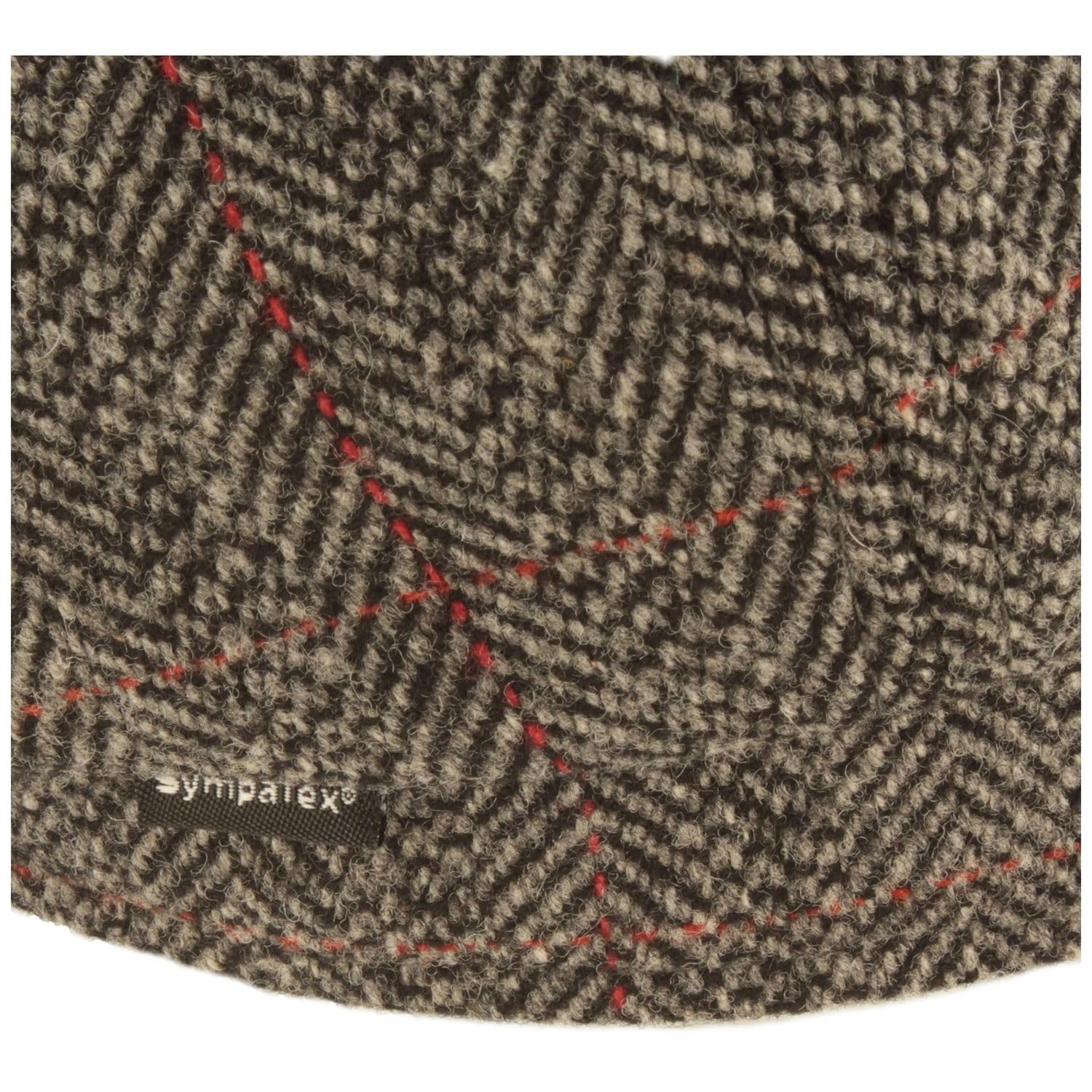 Breiter Gorro de invierno con membrana Sympatex y protección para las orejas plegable, 8 piezas, de lana, 61, Antracita Con Dibujos, 61