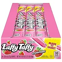 Vista 9 de Laffy Taffy Rope Candy, sabor a manzana agria, cuerdas de 0.81 onzas (paquete de 24)