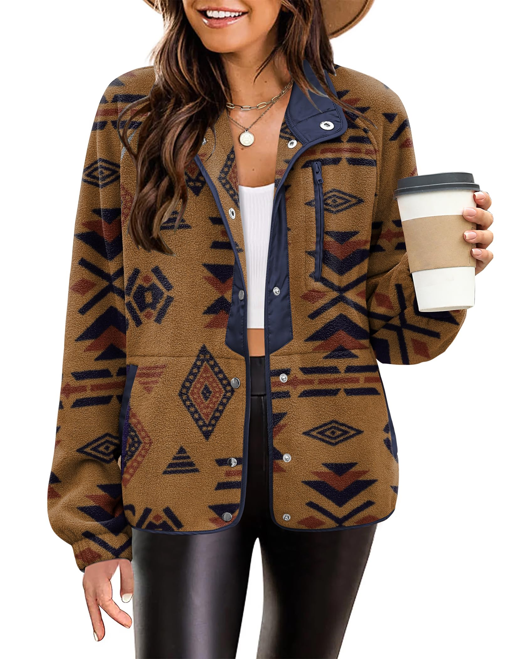 Zeagoo Women's Cozy Fleece Jacket