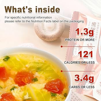 Amazon.com : Egg Flower Soup Mix, Vegetable Mix Soup with 4