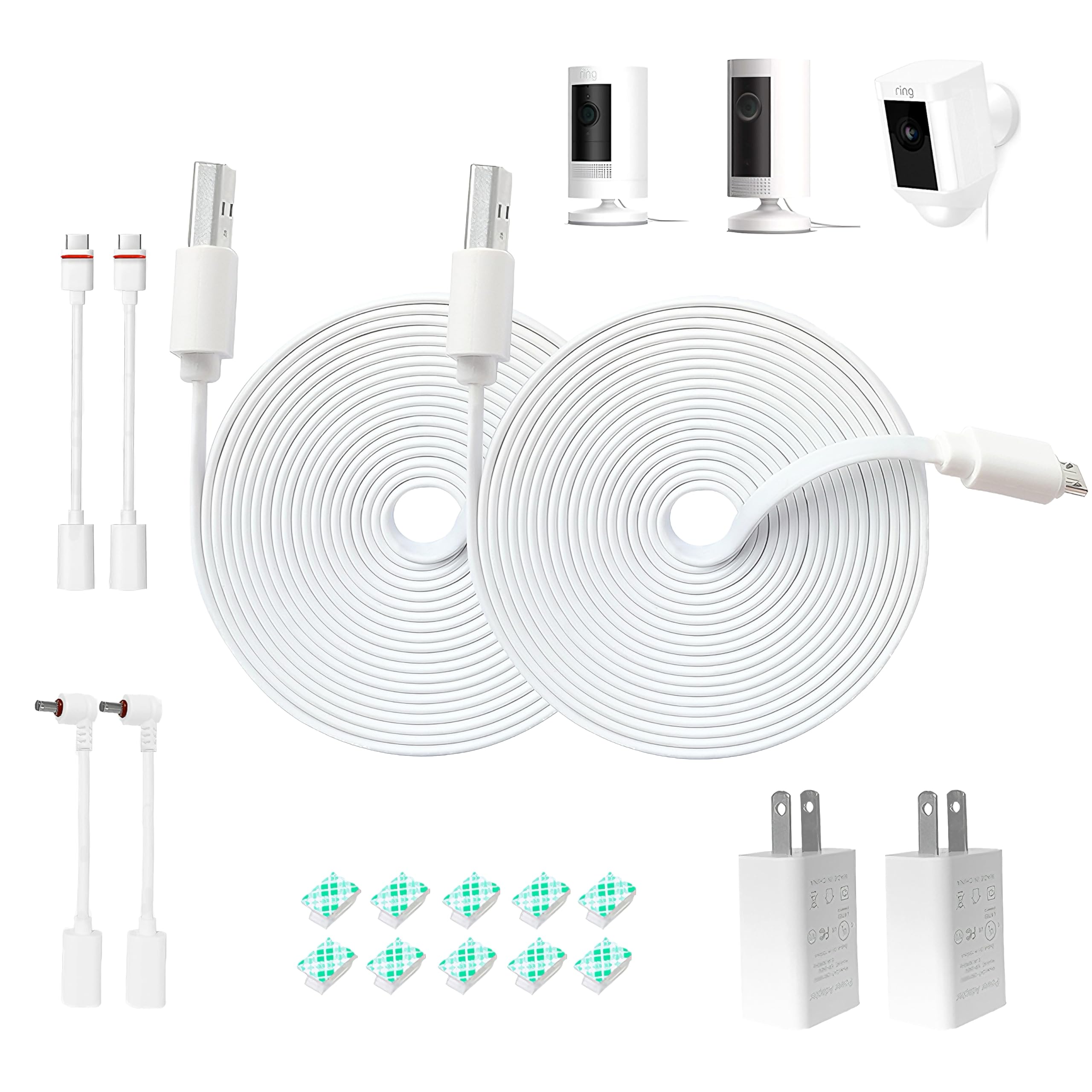 Ring stick up cam battery + ACケーブル Amazon.com : Kakajuelo Camera Power Cord, Compatible with