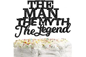 The Man The Myth The Legend Cake Topper