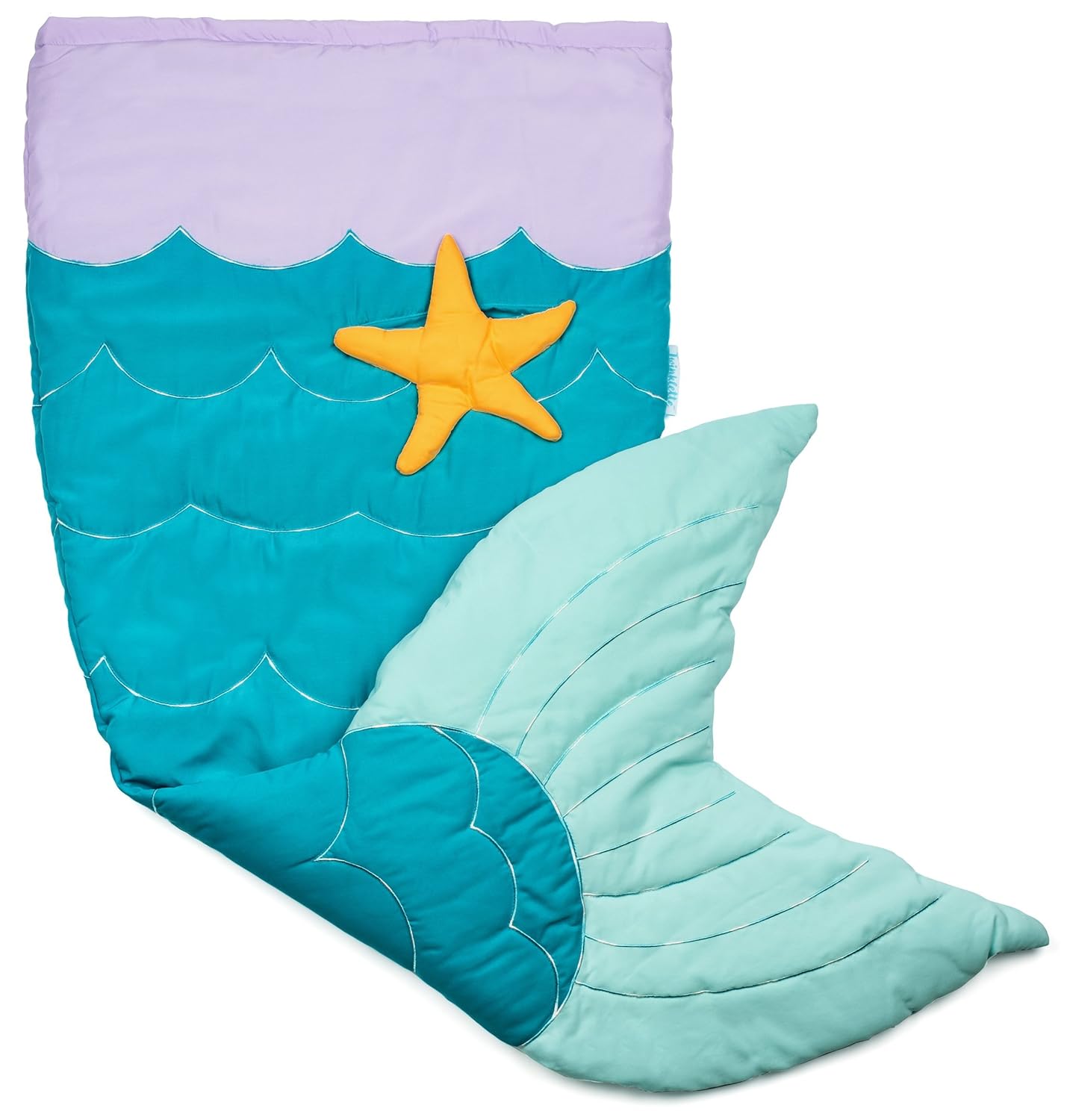 Twinklette Mermaid, Shark Or Whale Quilted Sleeping Bag Blanket for Nap