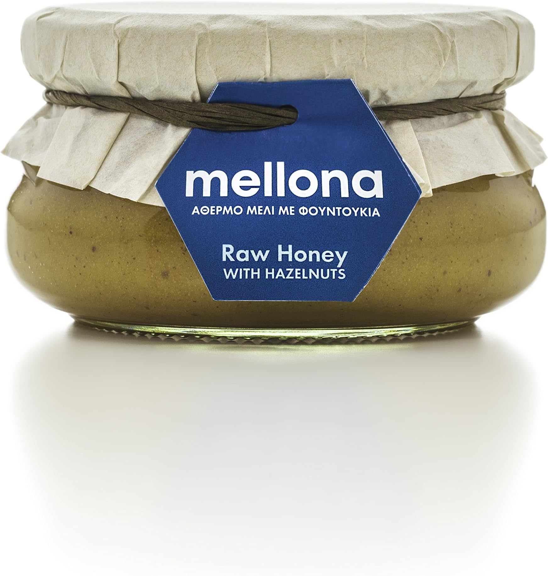 Mellona 100% Pure, Raw & Unique Hazelnut Honey from Cyprus, (Un-Processed) 230g