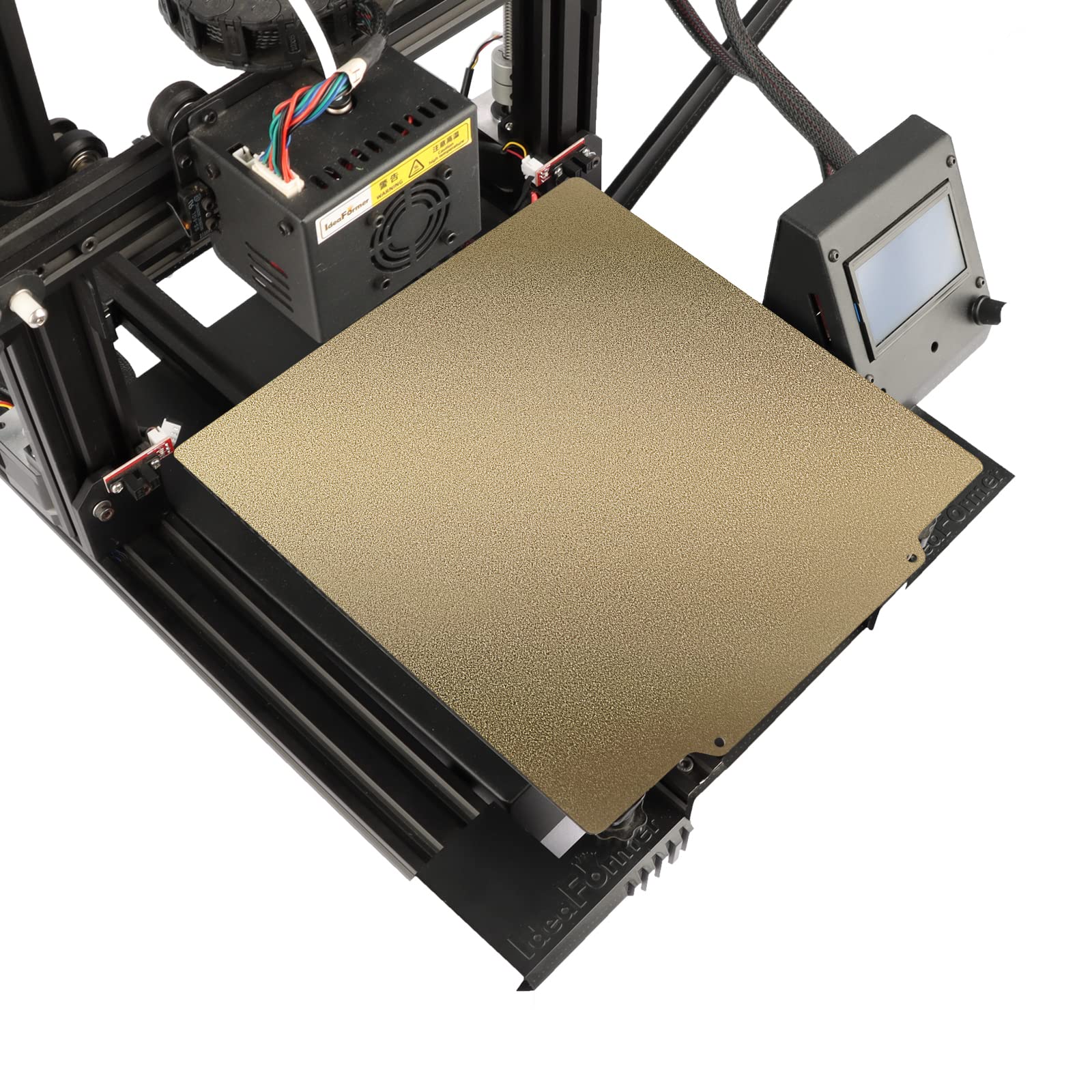 IdeaFormer Flexible PEI Texturizado cara cama de acero sin base magnética 220x220mm, Pei Sheet Plataforma de Acero para MK2, MK2A, Anet A8, Anet A6 Impresión 3D