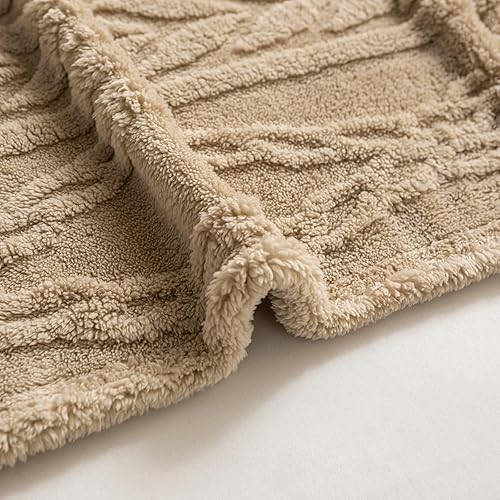 Miniatura 7 de YUSOKI Manta Sherpa tamaño Queen con diseño elegante 3D, súper suave, mullida, acogedora, cálida, gruesa y esponjosa, para adolescentes, niñas,