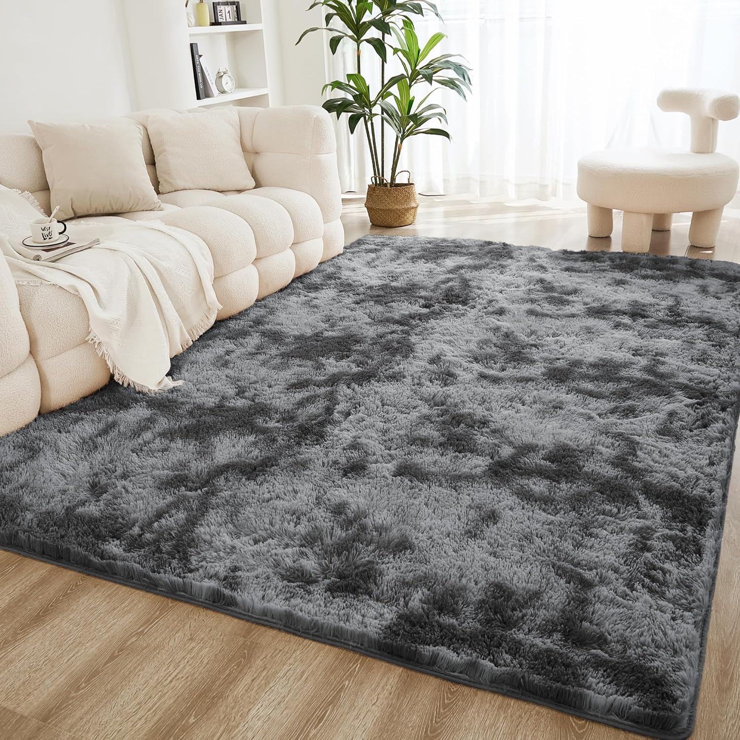 SpyFlyLie Rugs Living Room Super Fluffy Soft Touch Rug Thickened Washable Bottom Anti-Skid Large Area Rugs Indoor Modern Home Decor Floor Carper with 8 free anti slip stickers โ image 1