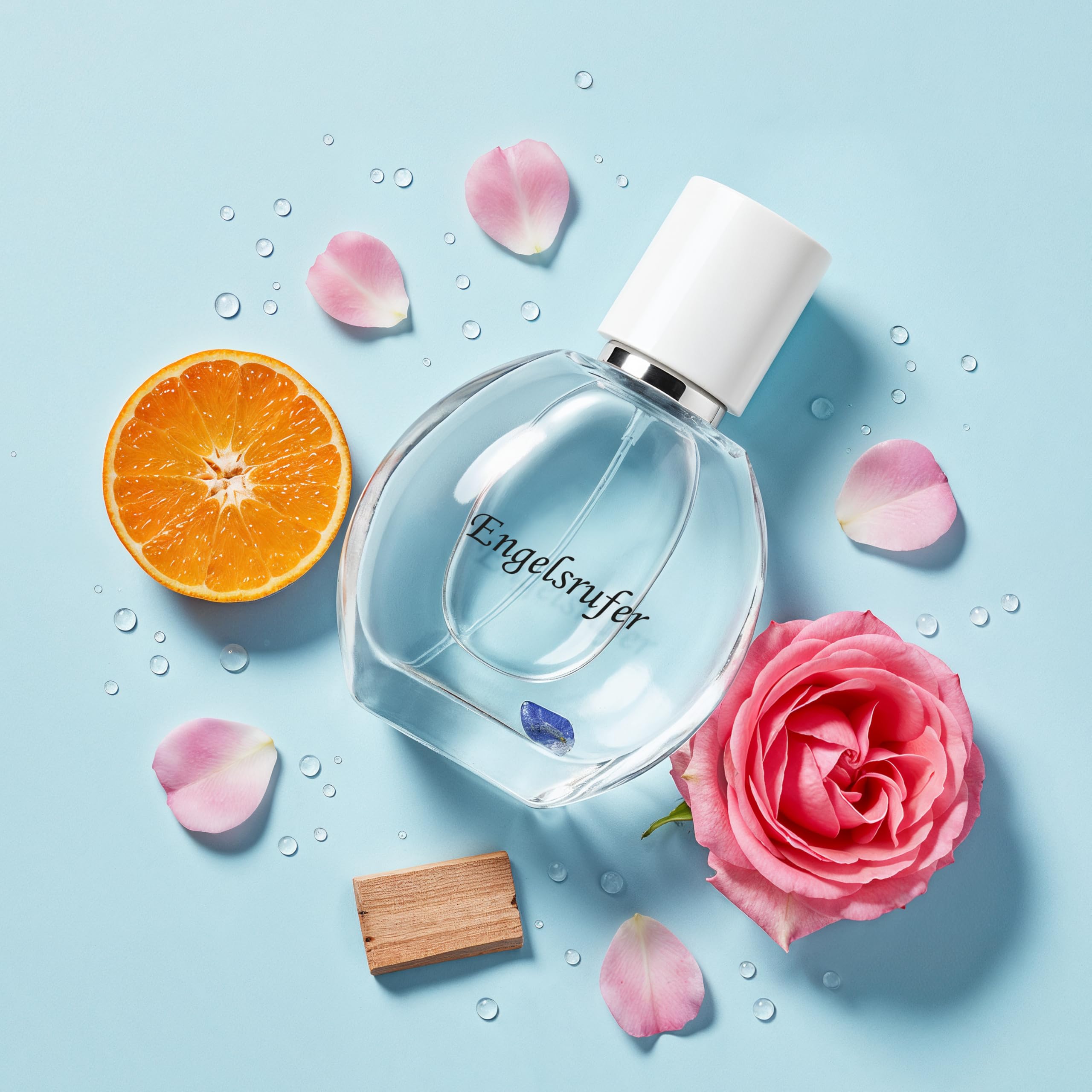 Engelsrufer Powerful Stone Duftset Damen – Eau de Parfum 30ml True Harmony & Paradise Halskette mit echtem Lapislazuli aus Edelstahl IP Rhodium – Geschenk Frauen