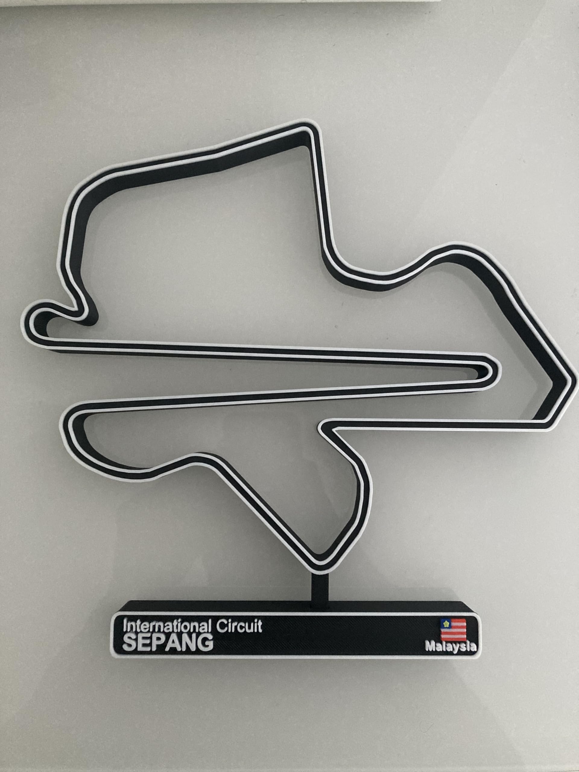 Circuito de Sepang, Maqueta de Circuito de Carreras 3D, Decoración del Automóvil