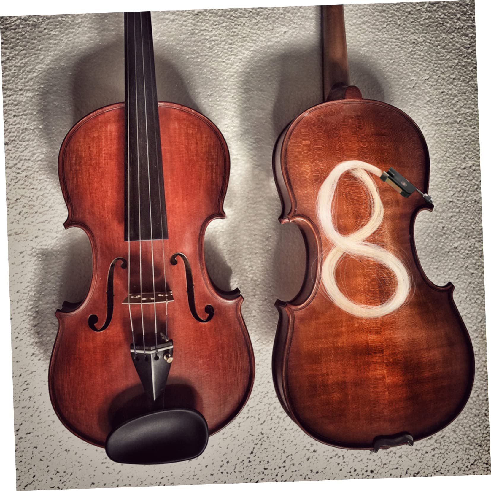 ifundom Natural Violin Bow Hair Di Cavallo Per Sostituzione Accessorio Premium Per Violino e Violoncello Con Ottime Qualità Di Grip e Resistenza
