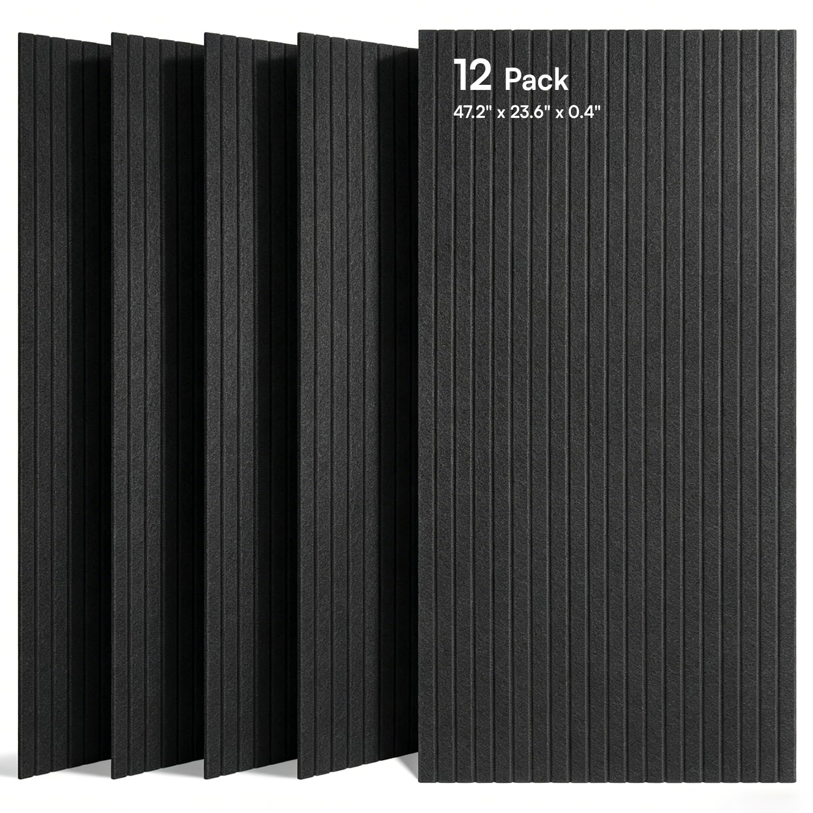 SODOCT 12 Pack Large Sound Proof Panels for Walls, 47.2" X 23.6" X 0.4"