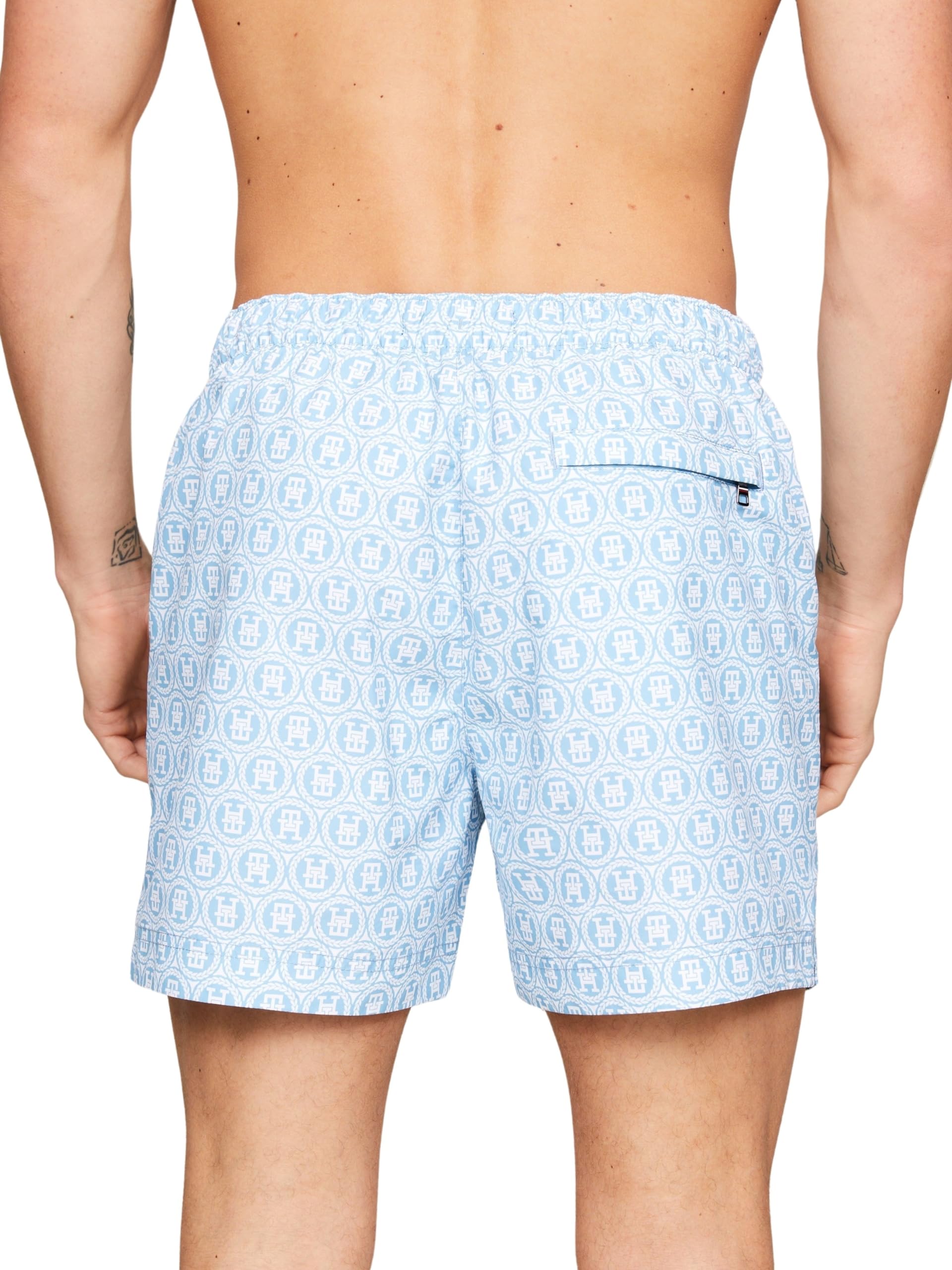 Tommy Hilfiger Bañador Hombre Medium Drawstring Print Pernera Media