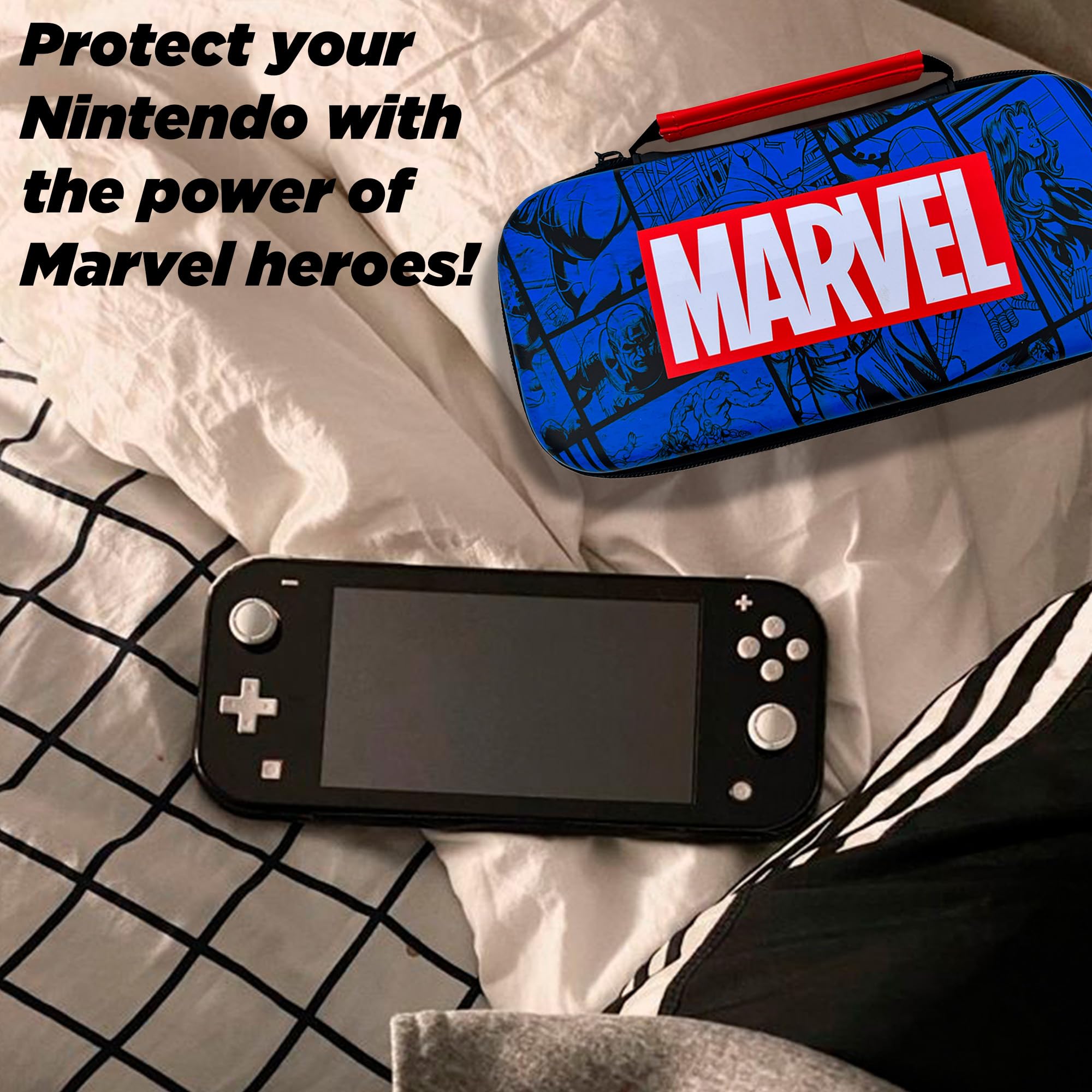 WONDEE Nintendo Switch Case, Switch OLED and Lite Marvel Avengers