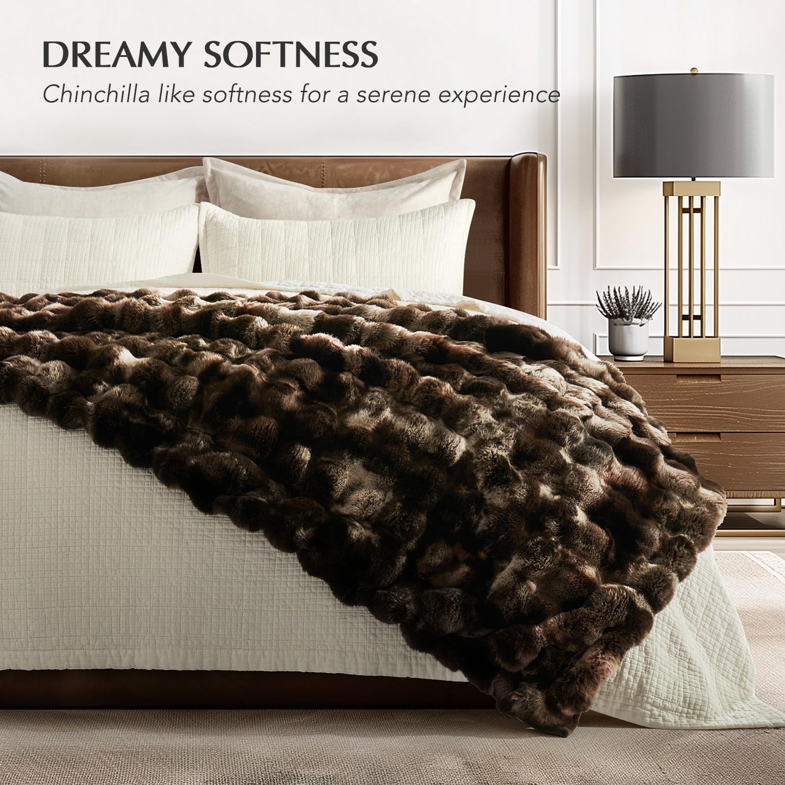 Amazon.com: EverGrace Ultra Soft Luxury Fluffy Faux Rabbit Fur