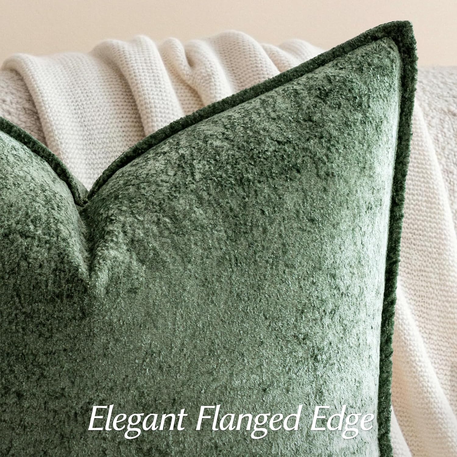 a moment Throw Pillow Covers 20X20 Inch 4 Packs,Soft Velvet Decorative Pillow Cases with 3D Ice Flower,Texture Modern Accent Cushion Covers for Sofa Couch Home Decor Quiet Oasis