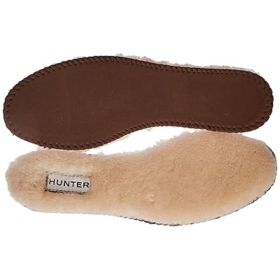 Hunter Luxury Shearling Insoles Rain Boots Natural