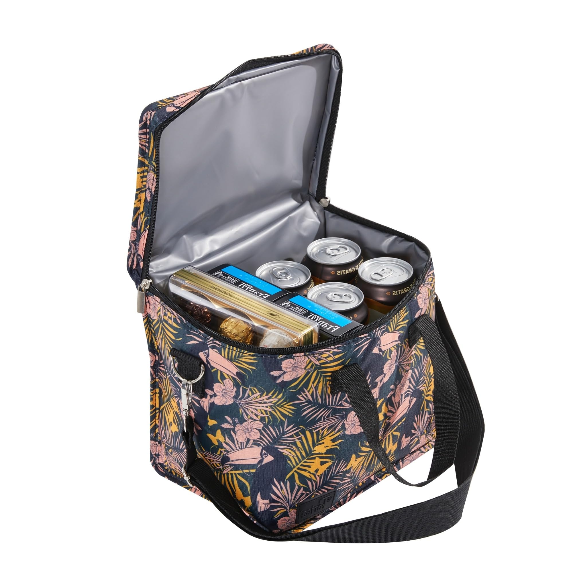 Periea Liz Insulated Lunch Bag – Cool Bag for Work, School, Travel & Picnics (Toucan, Large) — image 1