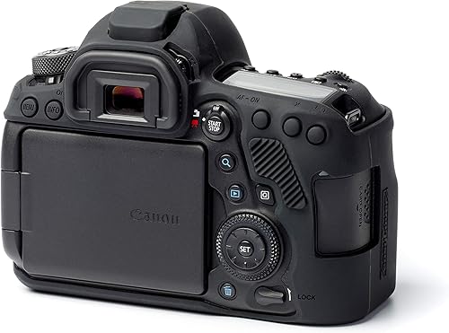 Miniatura 4 de easyCover Funda protectora de silicona para cámara Canon 6D Mark II, color negro