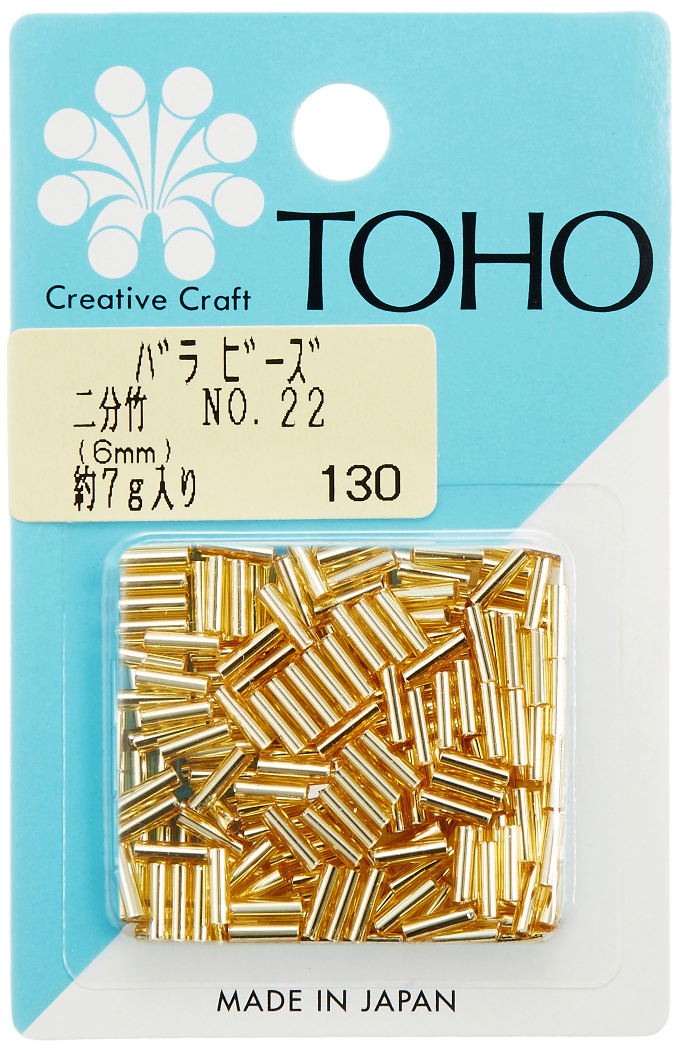 Amazon | TOHO 竹ビーズ 二分竹 バラパック 長さ約6mm 約7g入り No.22 