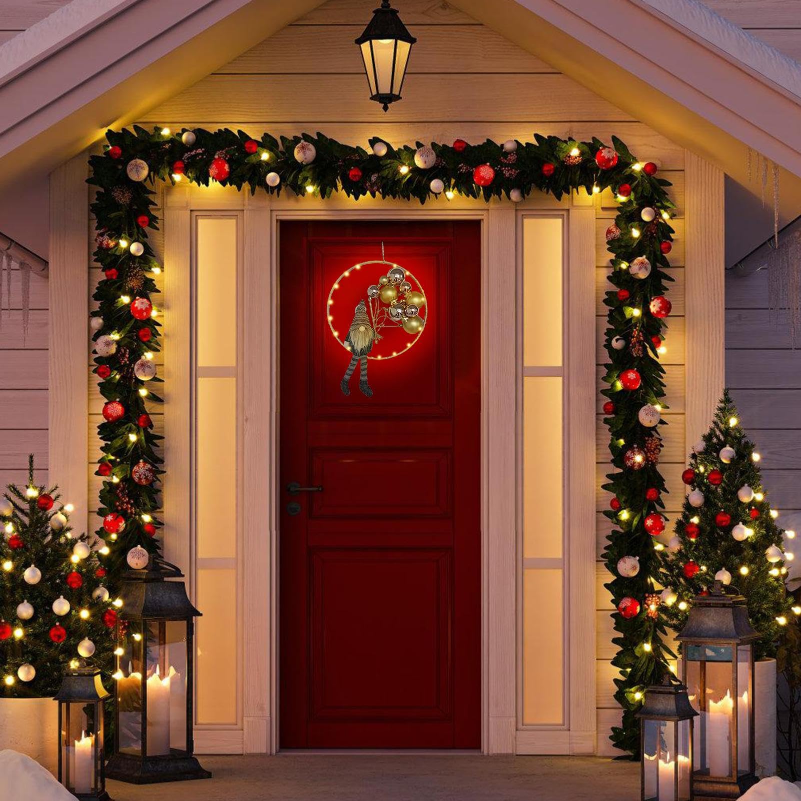 8 Stuks Kerstdecoratie Kabouter,Kabouter Kerst Ornamenten,Kerst Pluche