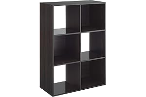 Whitmor 6 Cube Organizer, Espresso