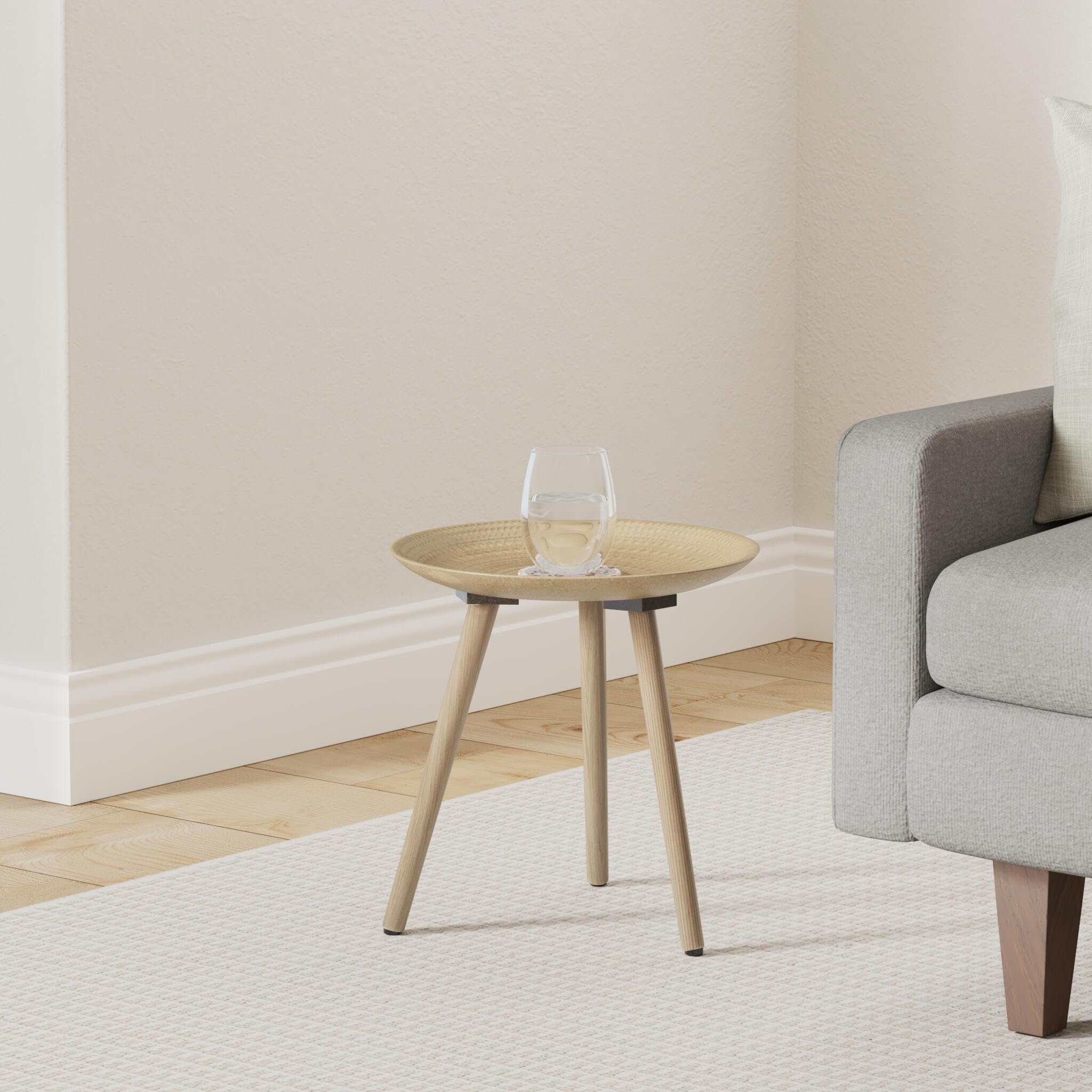 DKD Home Decor Tavolino ausiliario 40 x 40 x 54,5 cm Oro