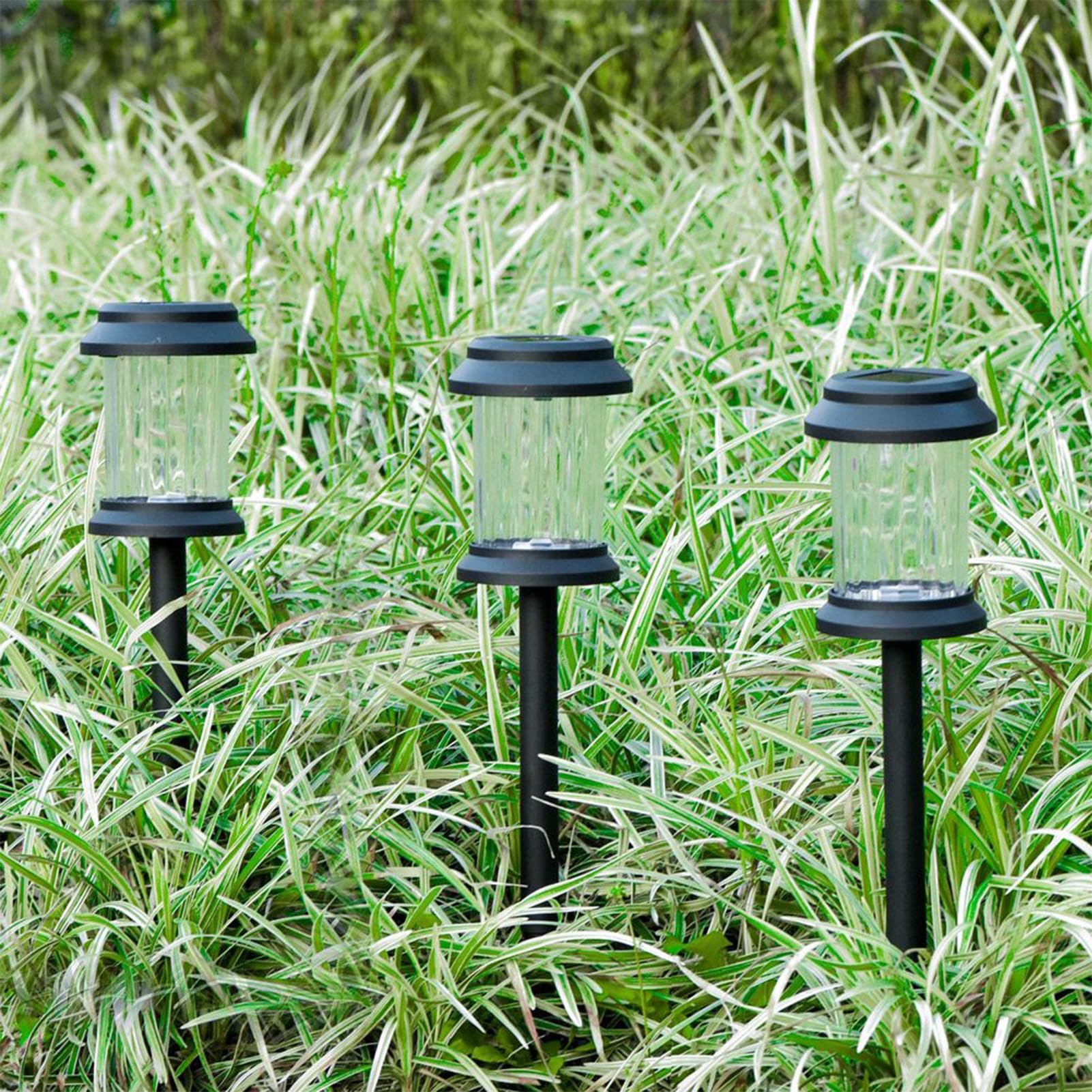 Lampy solarne na zewn?trz | ?wiat?a solarne ?cie?ka zewn?trzna | wodoodporna dekoracja podwórka do krajobrazu podwórko patio dziedziniec ?cie?ka chodnik