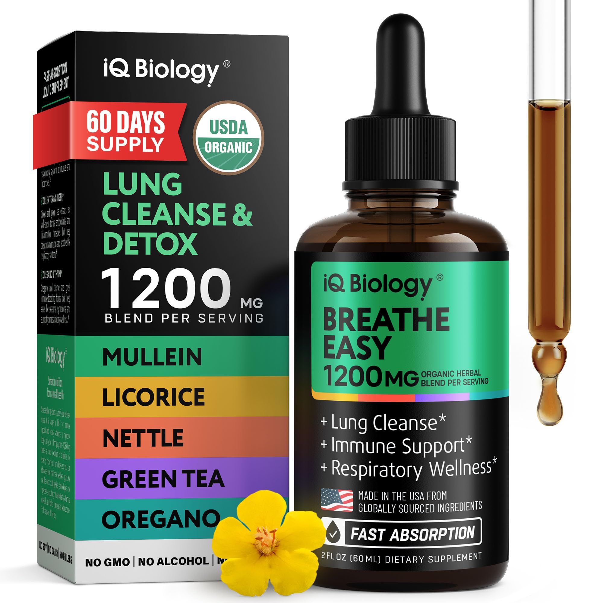 IQ Biology Mullein Drops