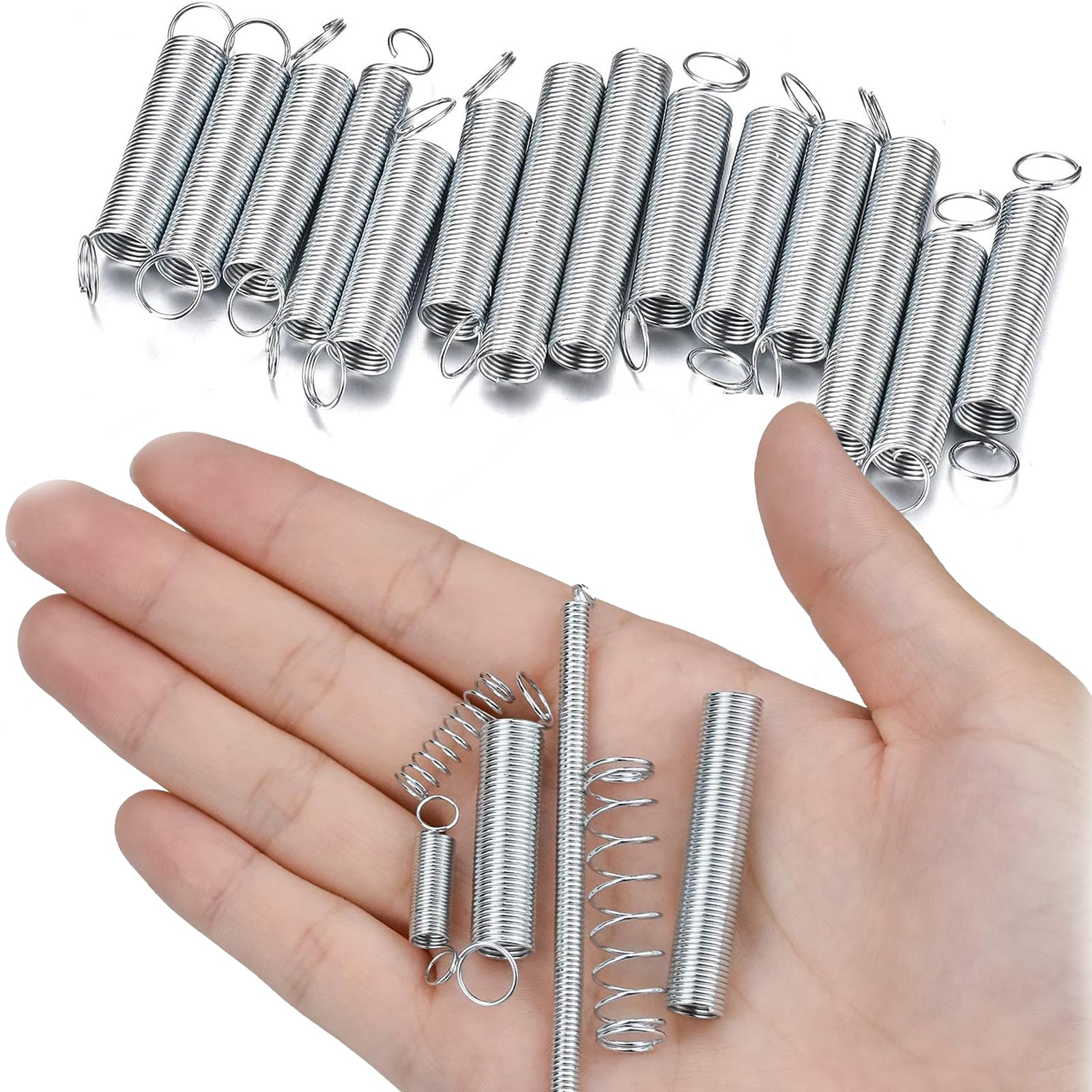 240 Stuks Assortiment Drukveren 15 Maten RVS - Kids Speelgoed