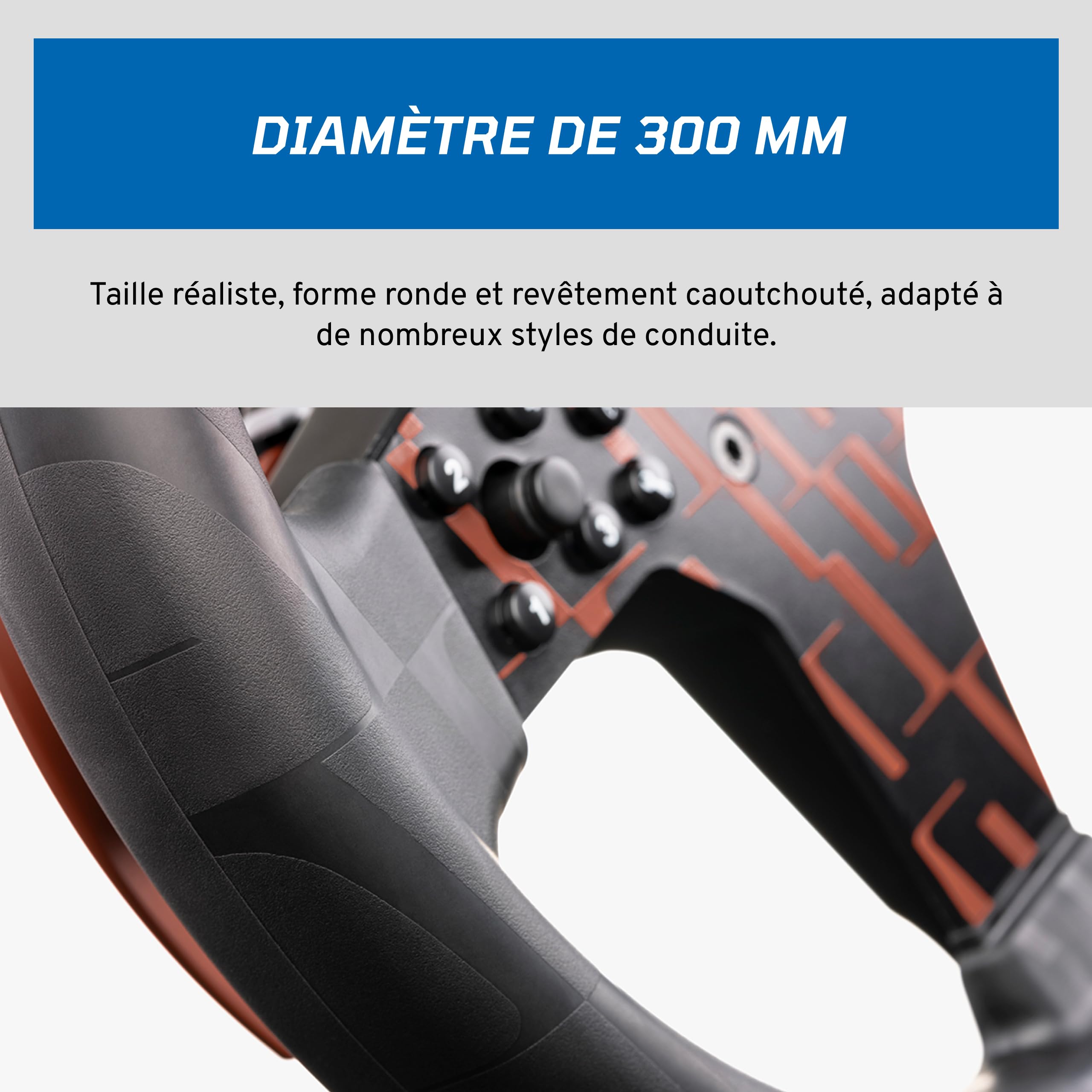 FANATEC Sim Racing Volant CSL BMW – PC, PS5, PS4 | Poignée Caoutchoutée, Écran LED, RevStripe, Palettes Métalliques