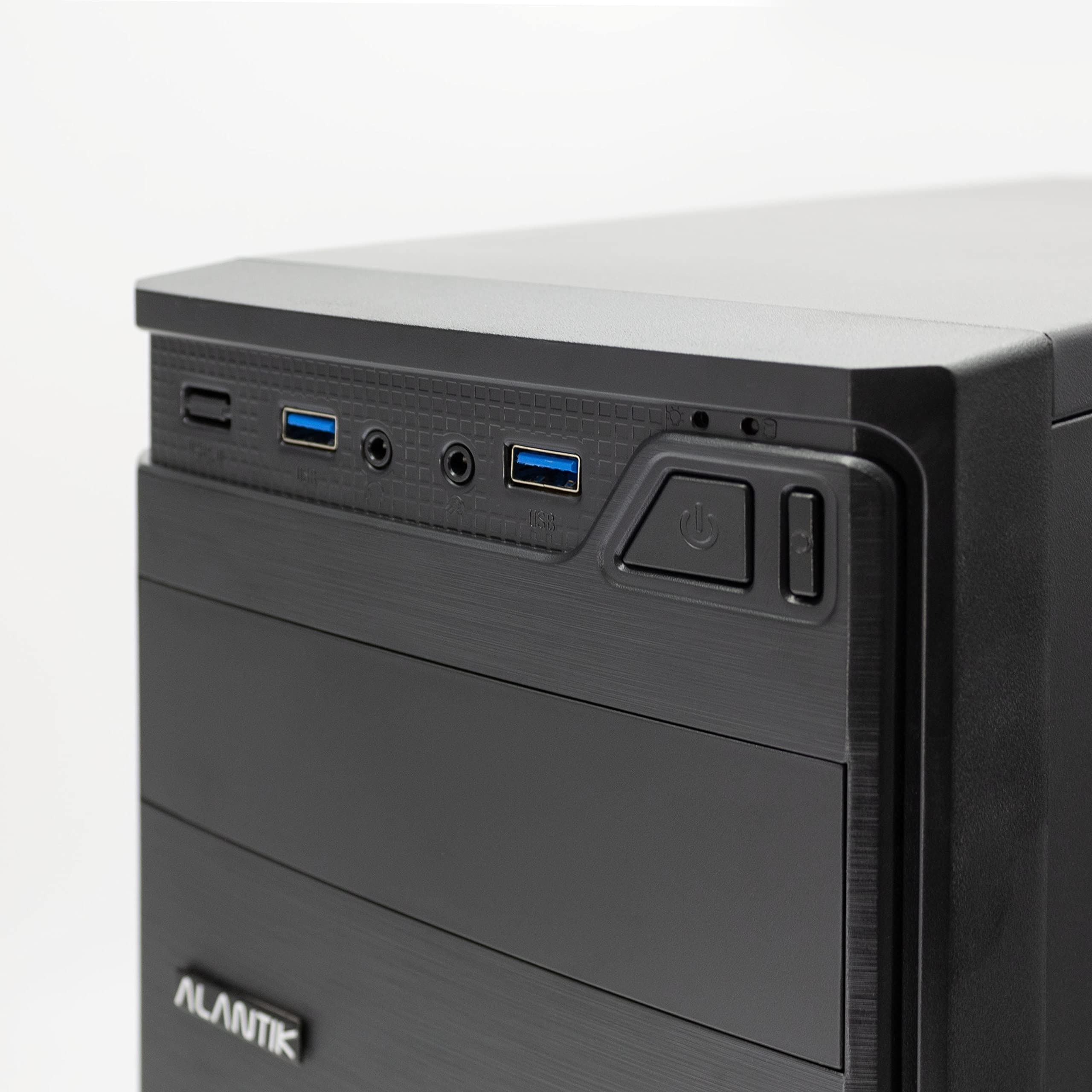 SIMPLETEK PC FISSO COMPUTER DESKTOP TOWER INTEL CORE I5 2300 QUAD CORE FINO A 3.1 GHZ GRAFICA GIOCO UFFICIO WORK WINDOWS 10 PROFESSIONAL ORIGINALE (RAM 16GB SSD 240GB)