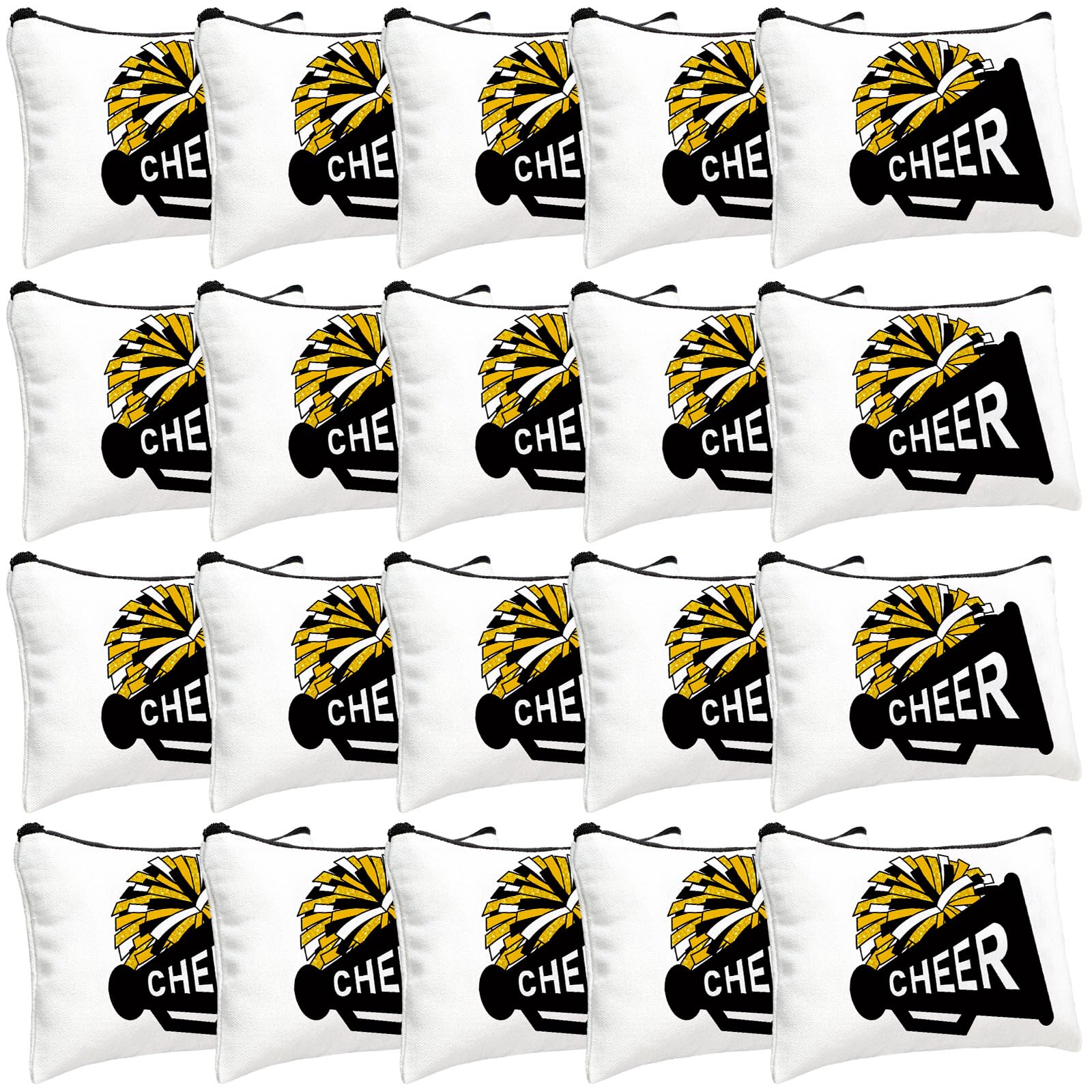 20 Pcs Cheer Makeup Bag Set